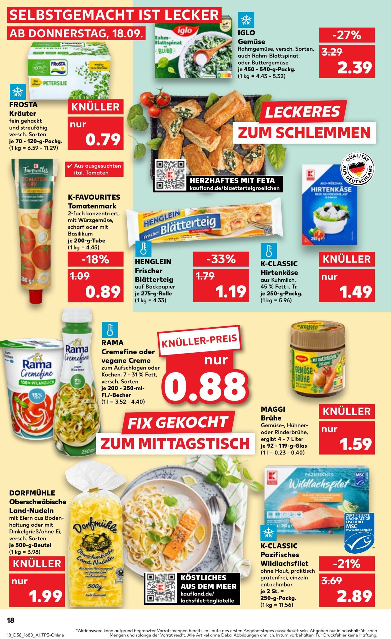 Prospekt Kaufland 18.09.2025 - 24.09.2025