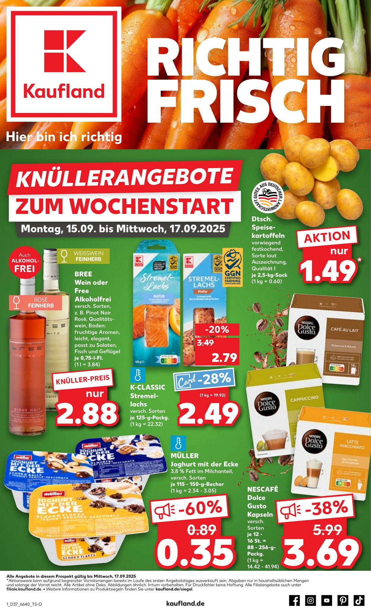 Prospekt Kaufland 14.09.2025 - 17.09.2025