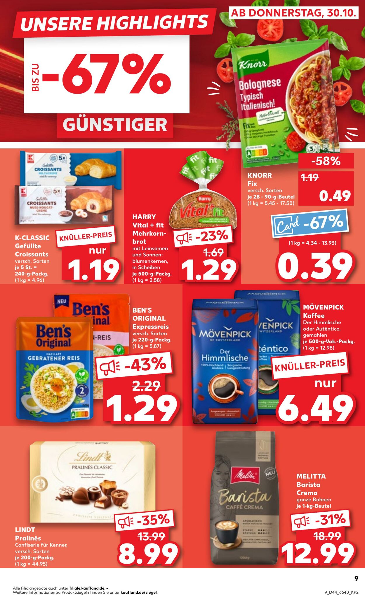 Prospekt Kaufland 30.10.2025 - 05.11.2025