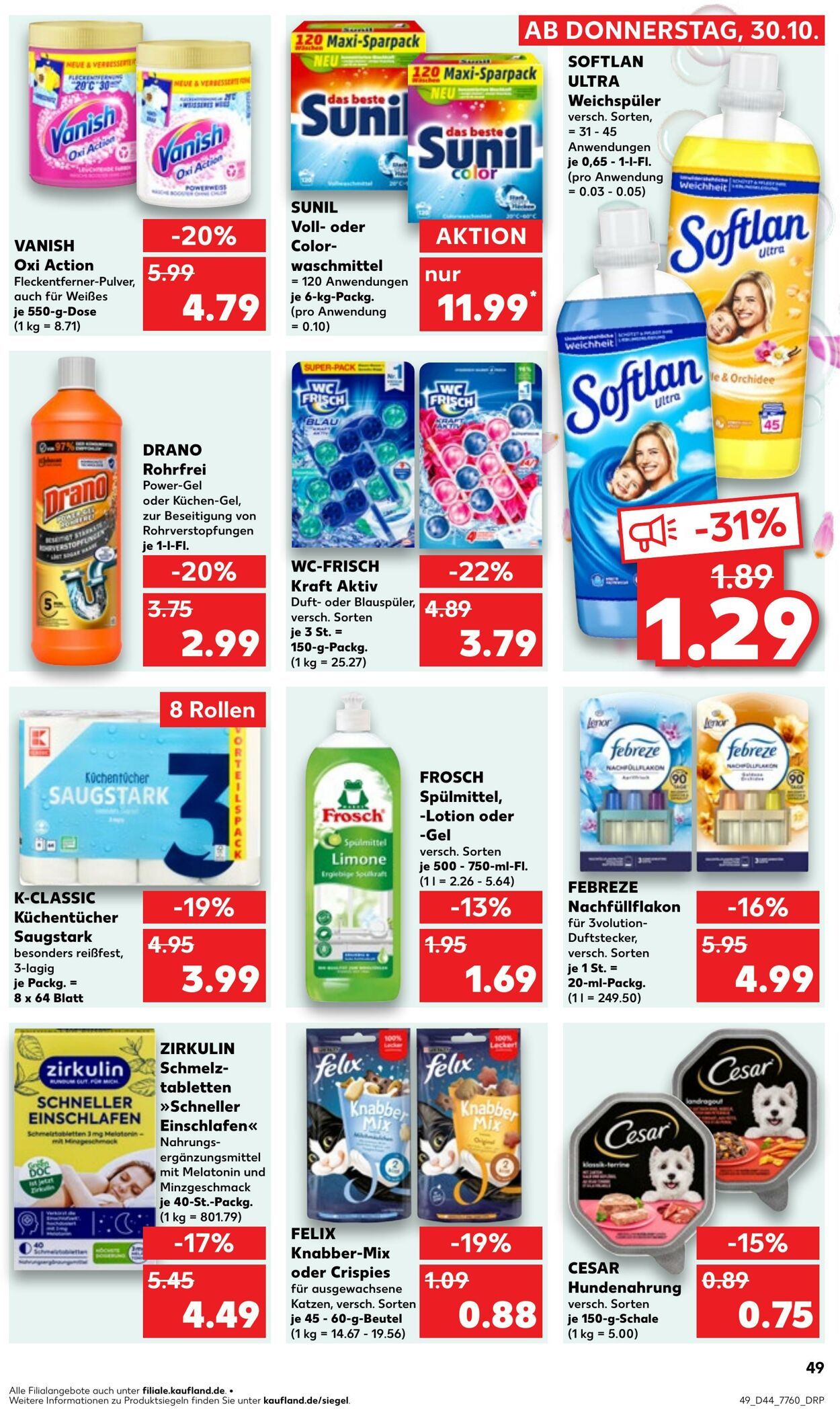Prospekt Kaufland 02.11.2025 - 05.11.2025
