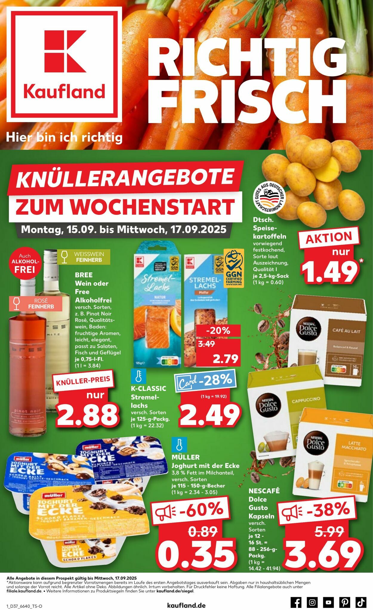 Prospekt Kaufland 14.09.2025 - 17.09.2025