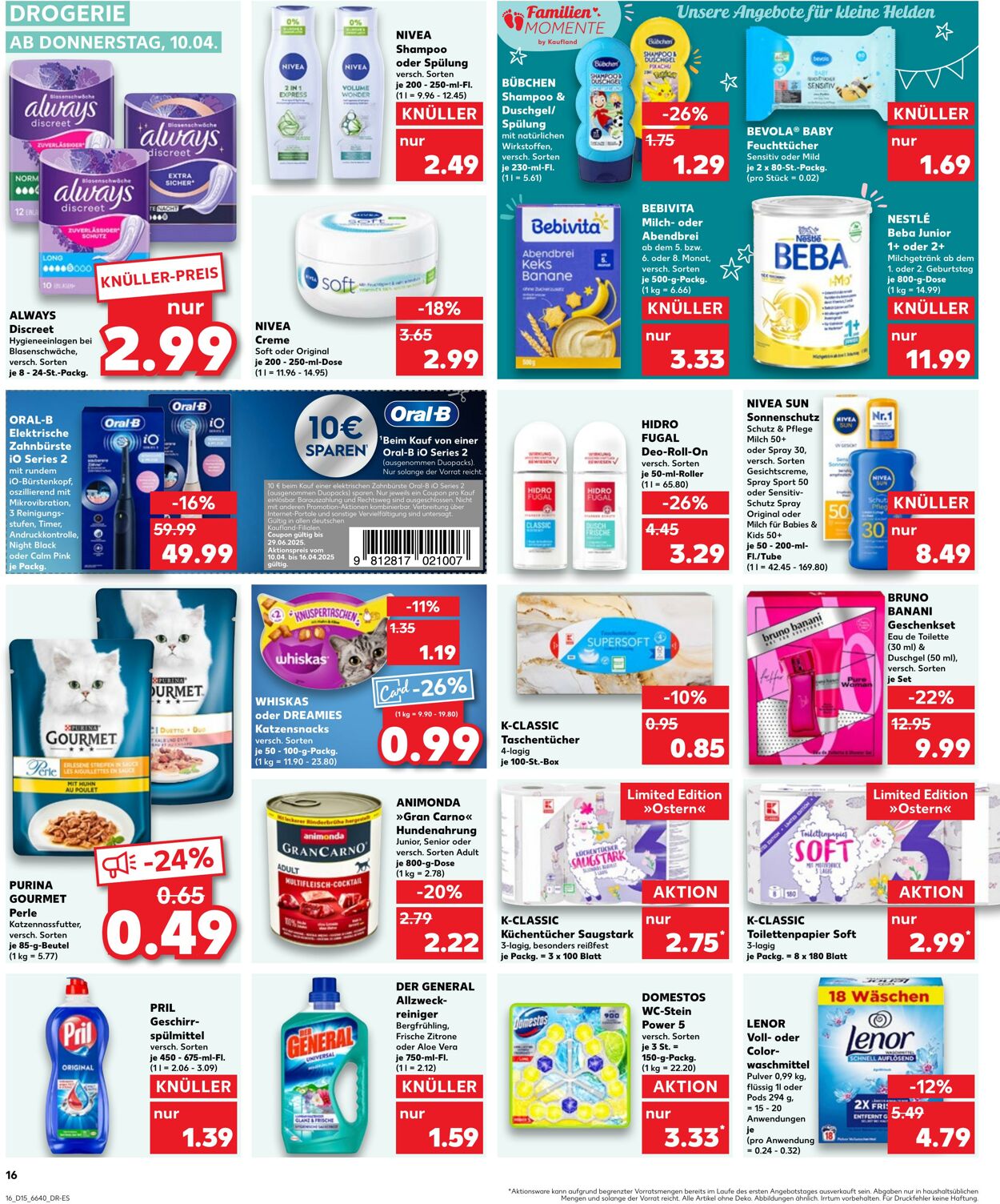 Prospekt Kaufland 10.04.2025 - 16.04.2025