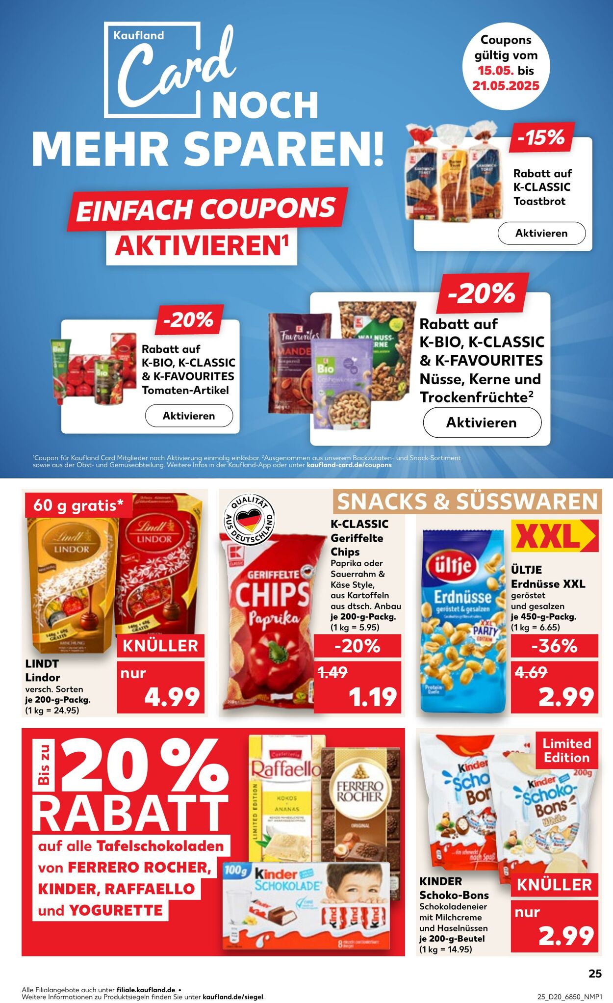Prospekt Kaufland 15.05.2025 - 21.05.2025