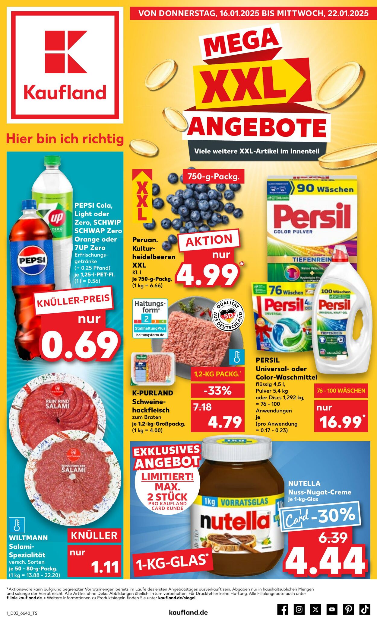 Prospekt Kaufland 16.01.2025 - 22.01.2025