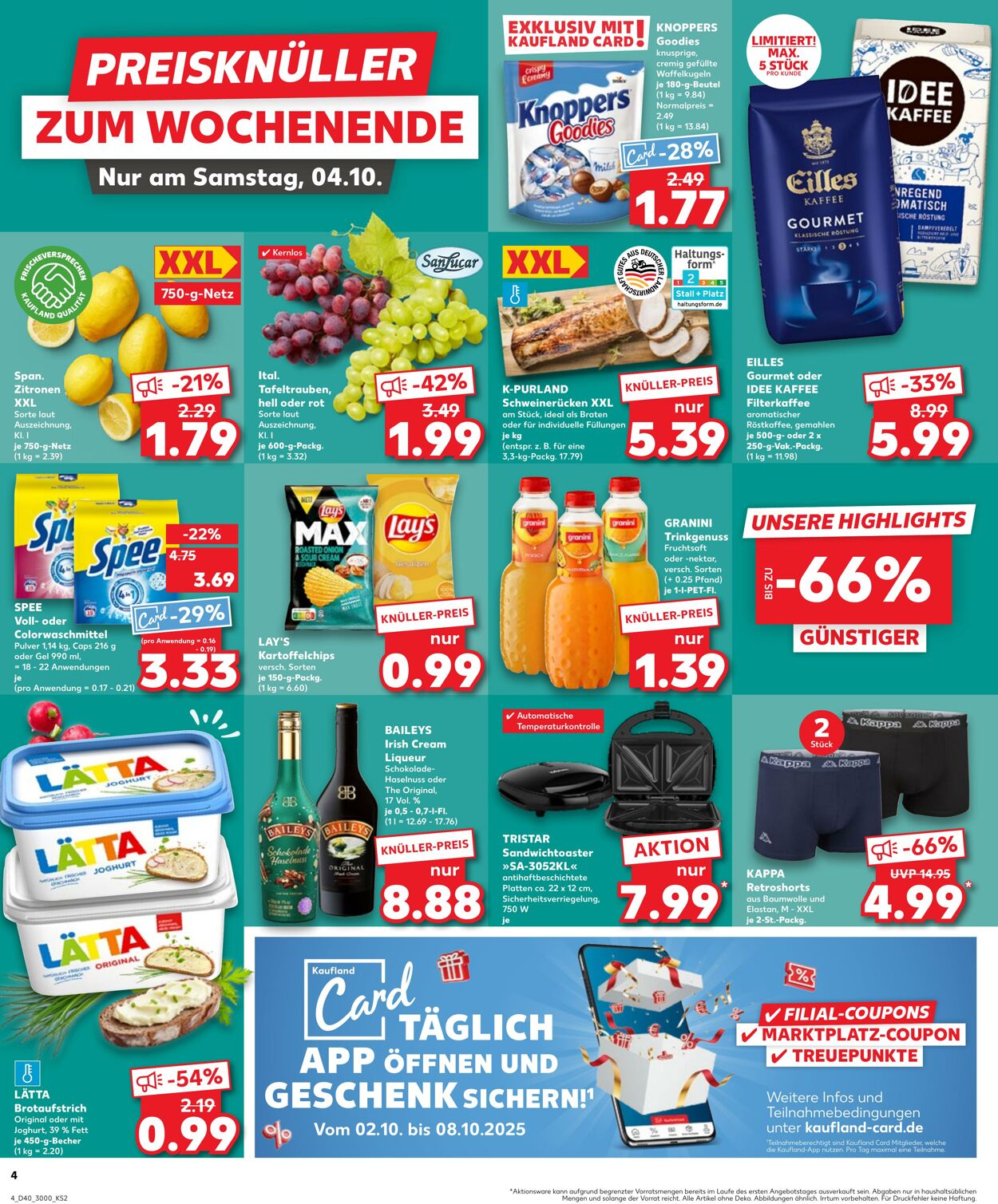 Prospekt Kaufland 02.10.2025 - 08.10.2025