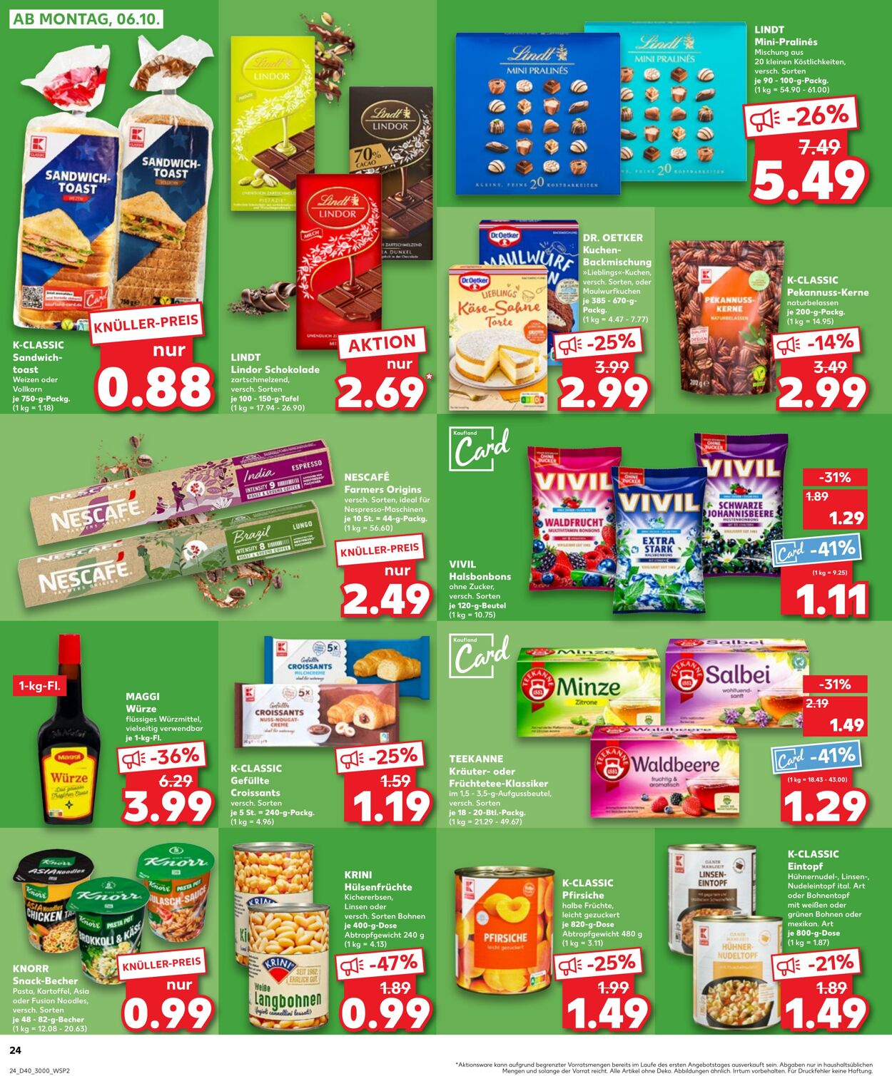 Prospekt Kaufland 02.10.2025 - 08.10.2025