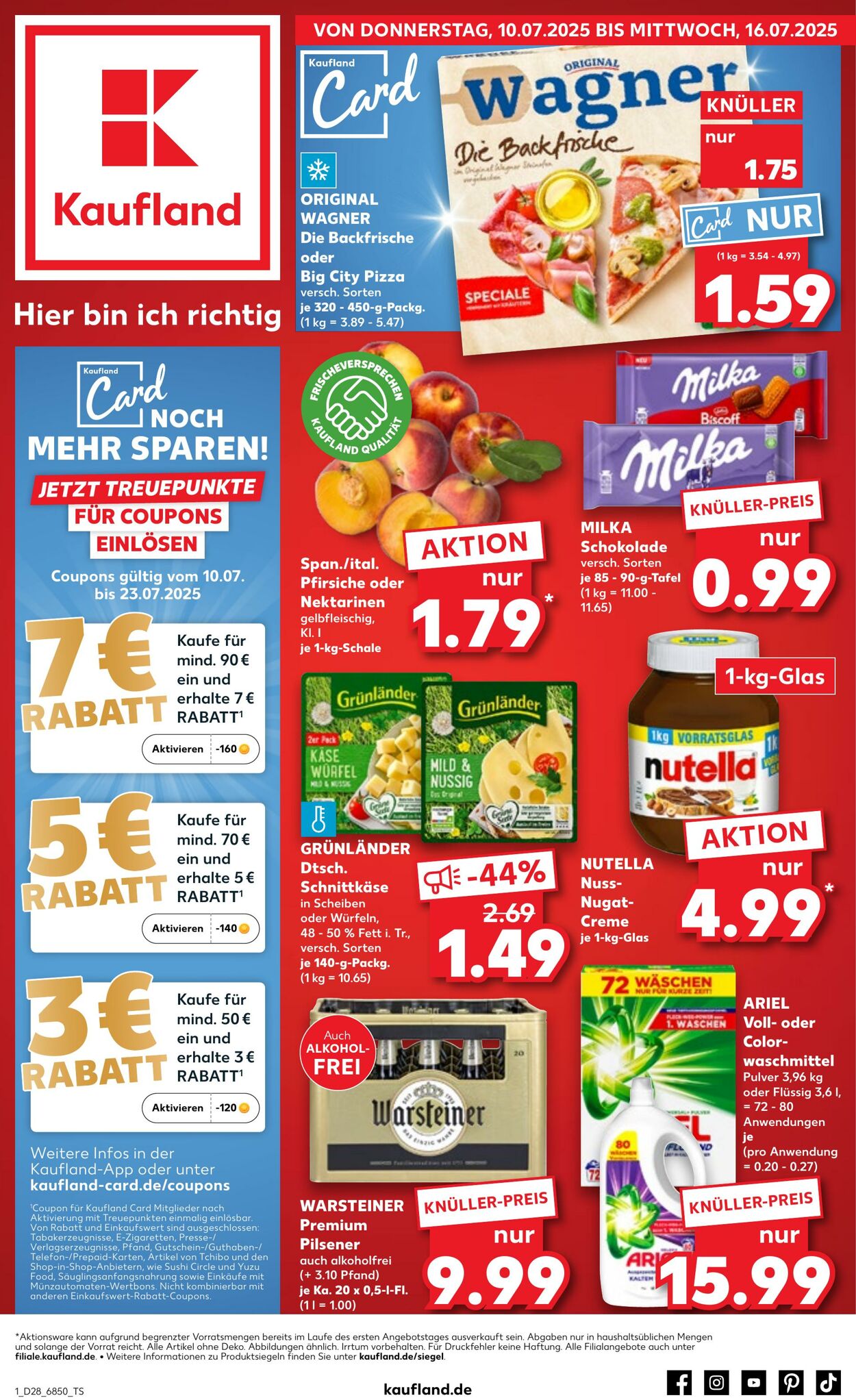 Prospekt Kaufland 10.07.2025 - 16.07.2025