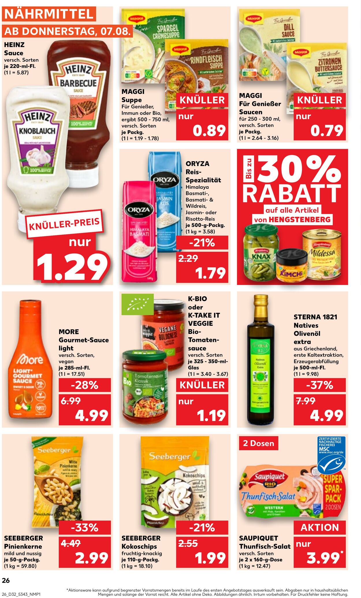 Prospekt Kaufland 07.08.2025 - 13.08.2025