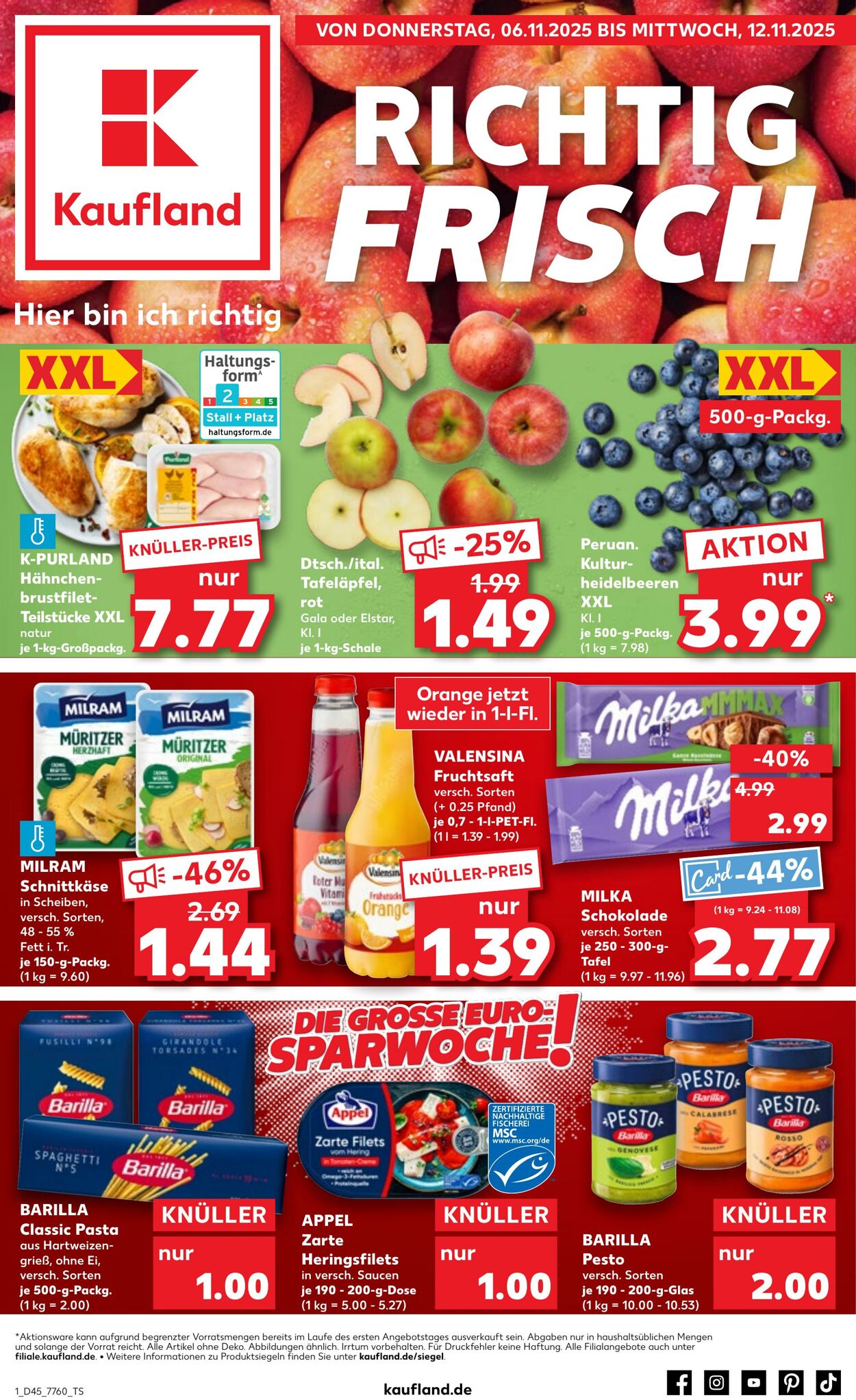 Prospekt Kaufland 06.11.2025 - 12.11.2025