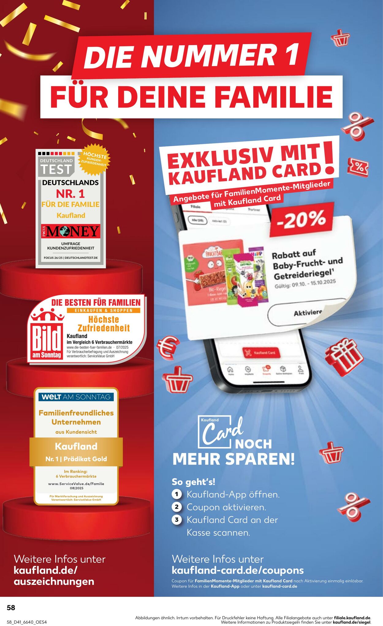Prospekt Kaufland 12.10.2025 - 15.10.2025