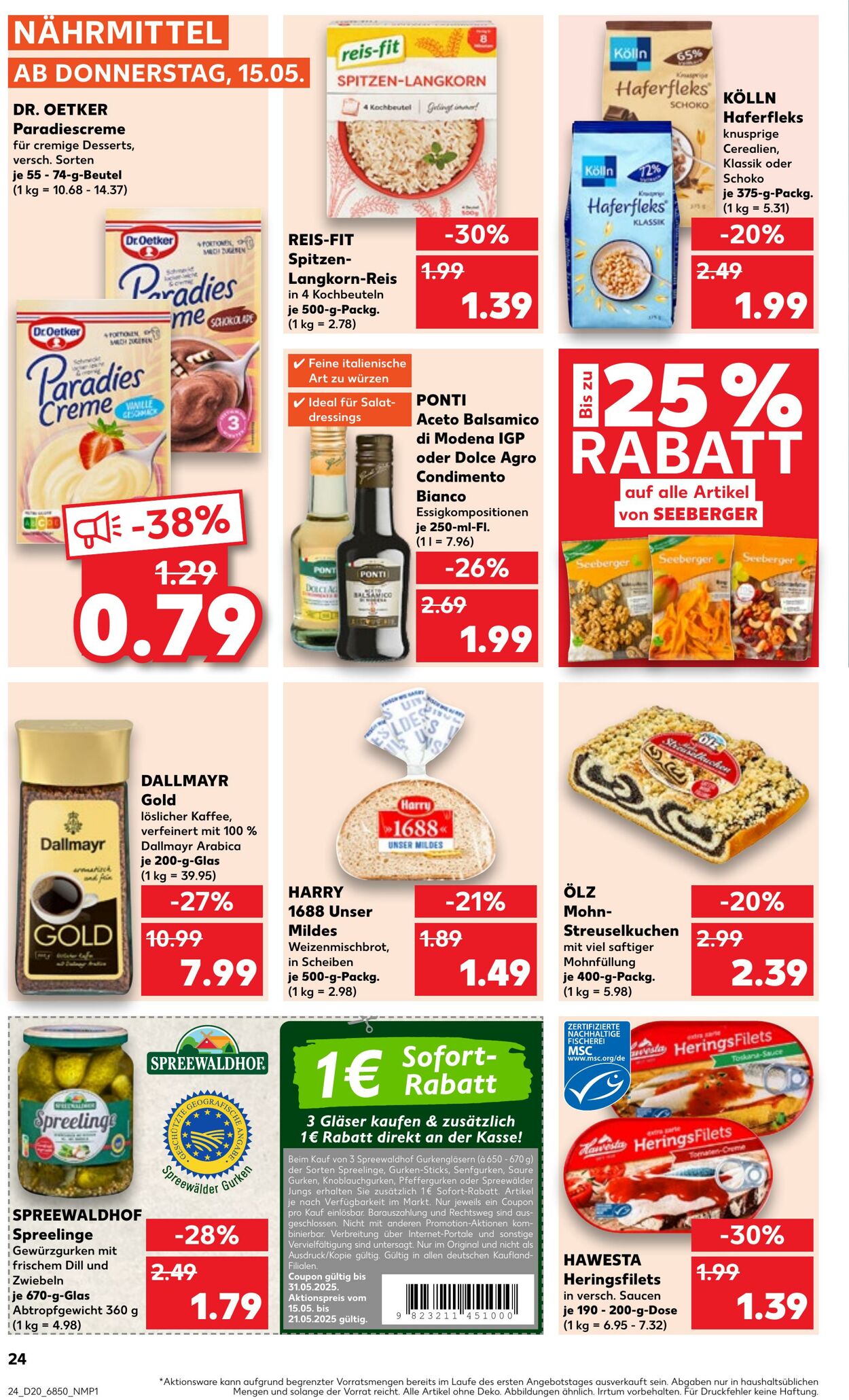 Prospekt Kaufland 15.05.2025 - 21.05.2025