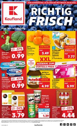 Prospekt Kaufland 26.02.2026 - 04.03.2026