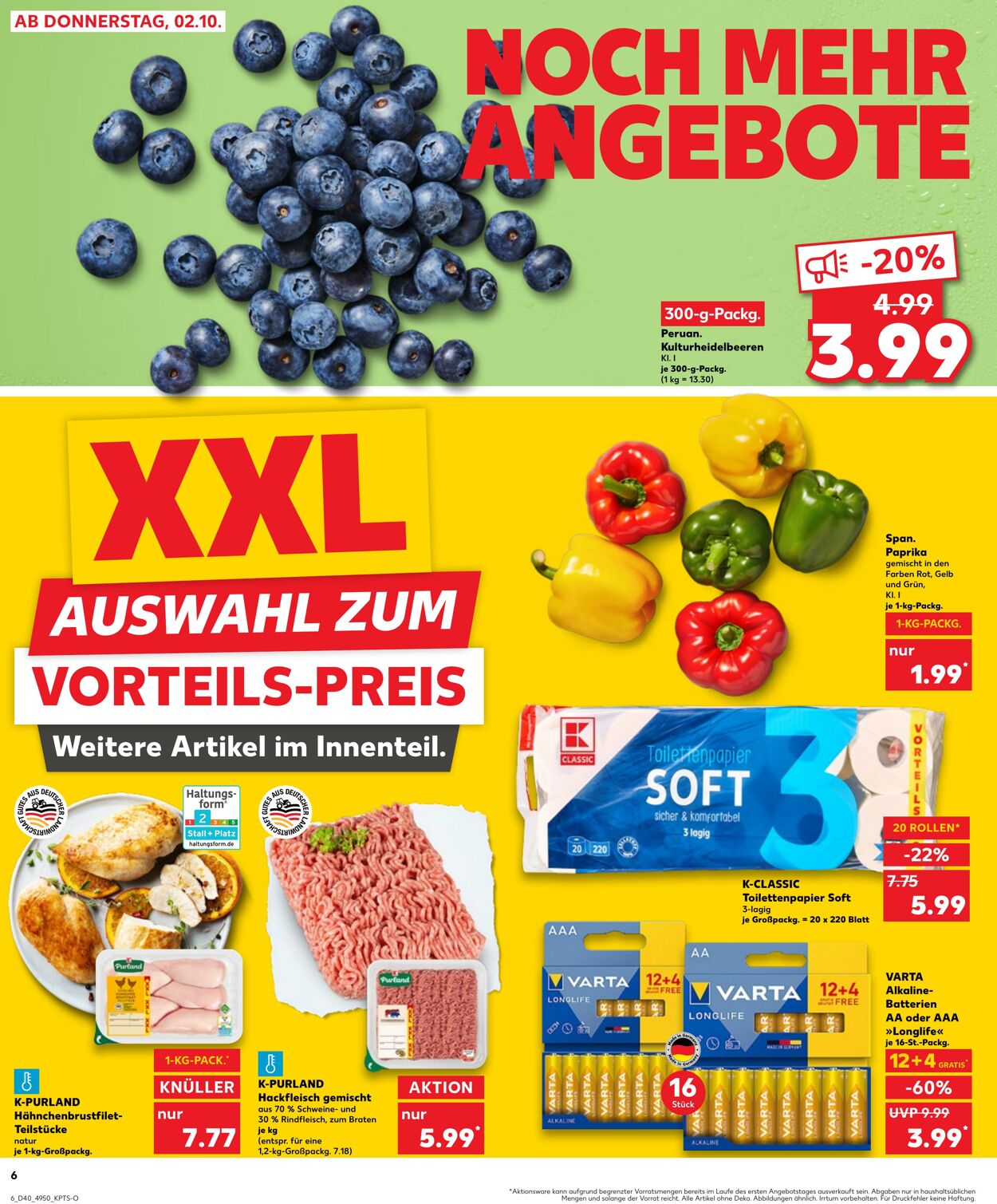 Prospekt Kaufland 05.10.2025 - 08.10.2025
