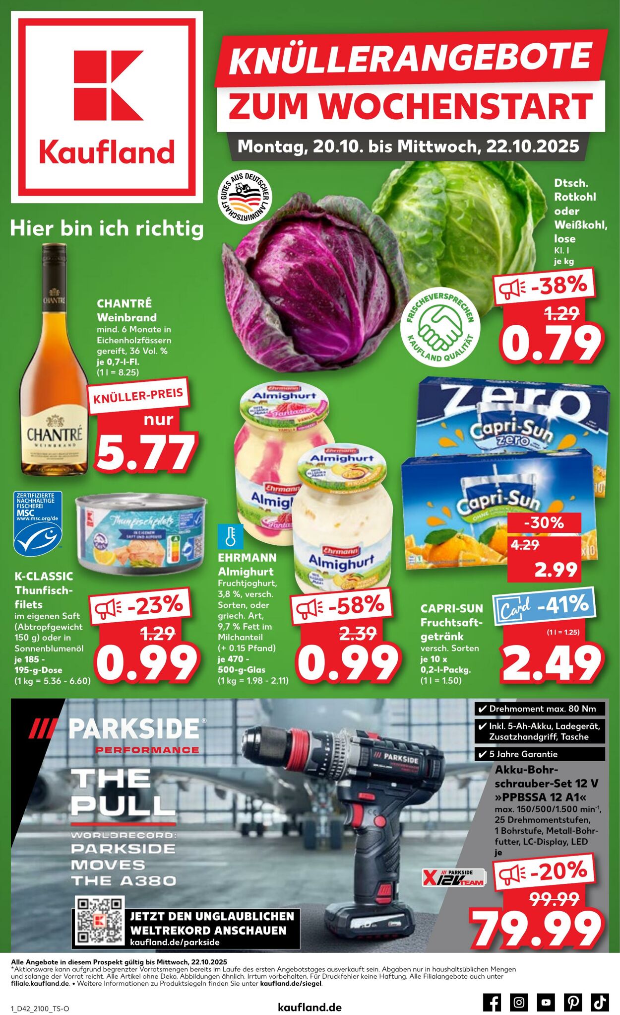 Prospekt Kaufland 19.10.2025 - 22.10.2025