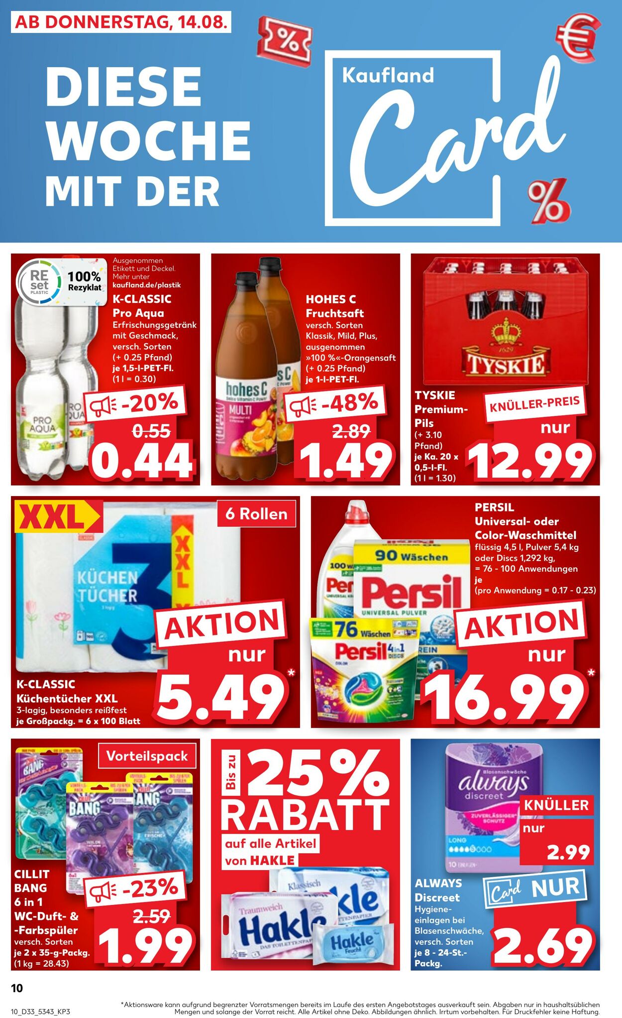 Prospekt Kaufland 14.08.2025 - 20.08.2025