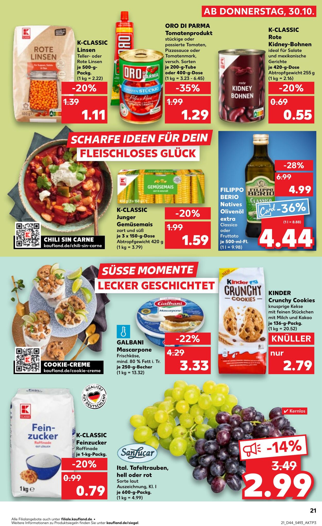 Prospekt Kaufland 30.10.2025 - 05.11.2025