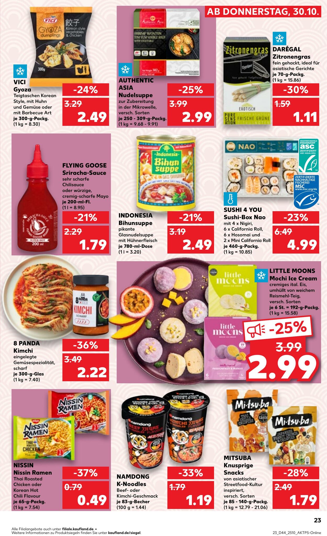 Prospekt Kaufland 30.10.2025 - 05.11.2025