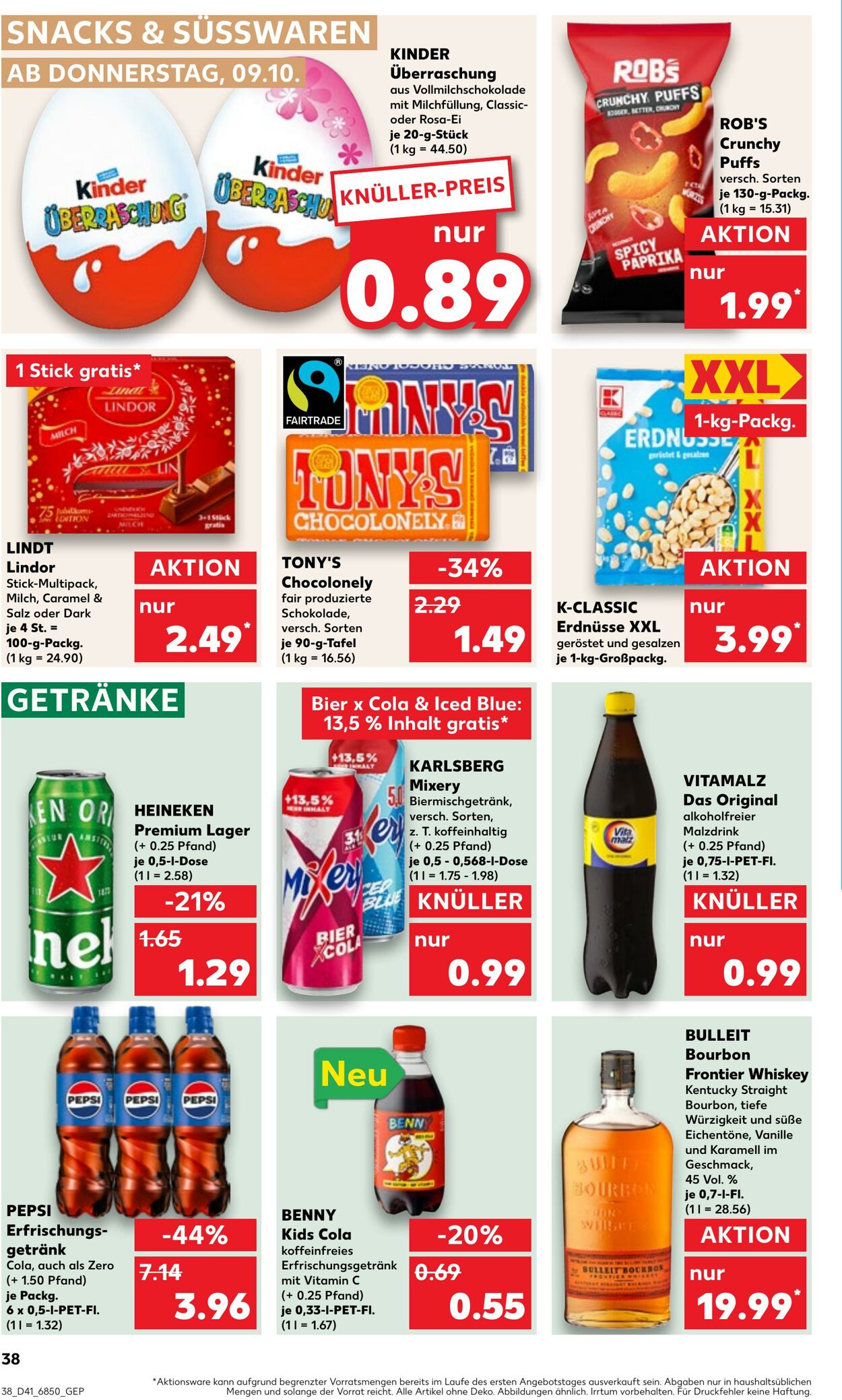 Prospekt Kaufland 12.10.2025 - 15.10.2025