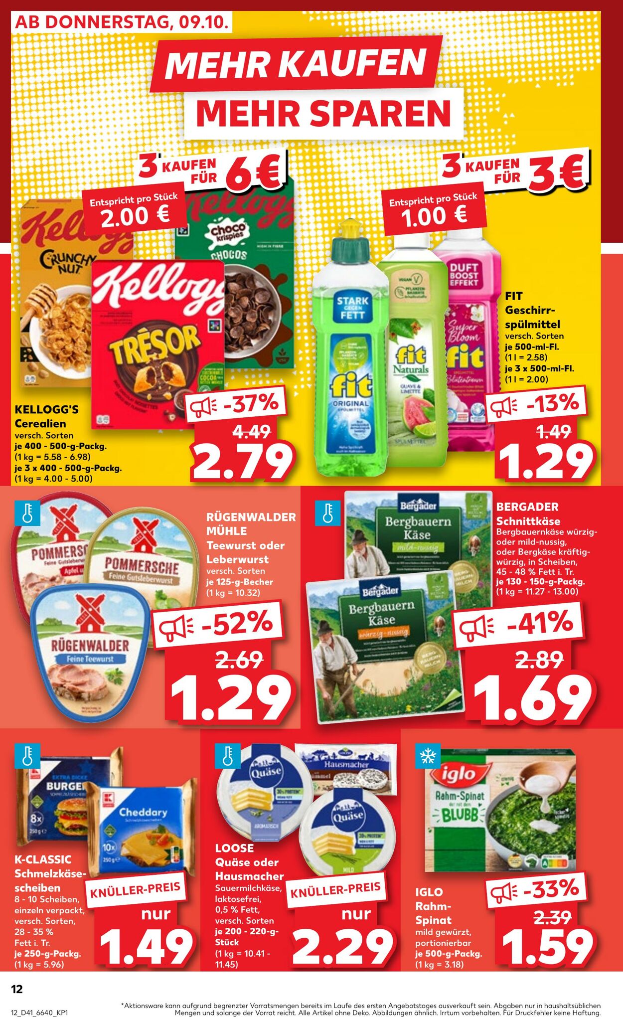 Prospekt Kaufland 12.10.2025 - 15.10.2025