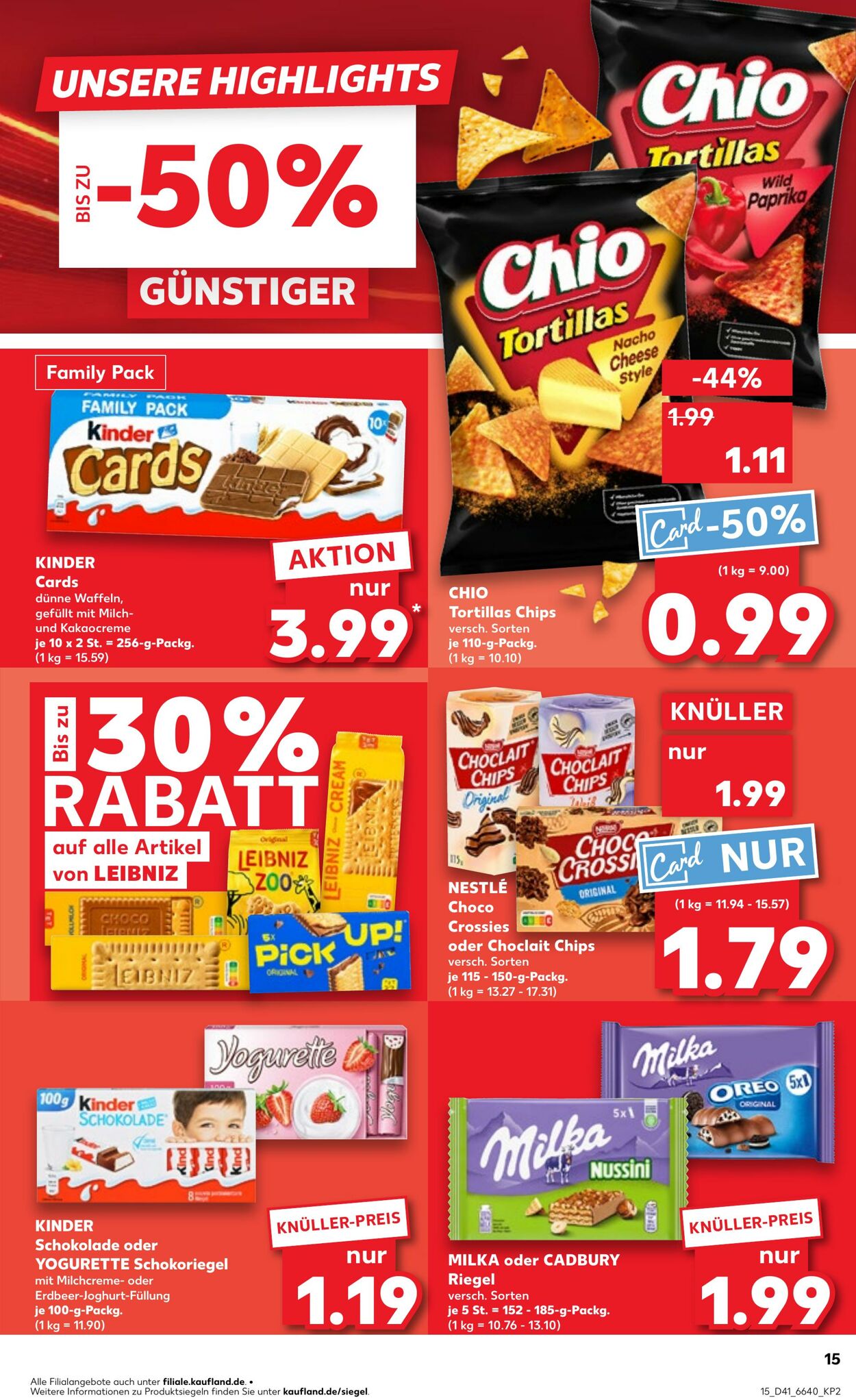Prospekt Kaufland 12.10.2025 - 15.10.2025