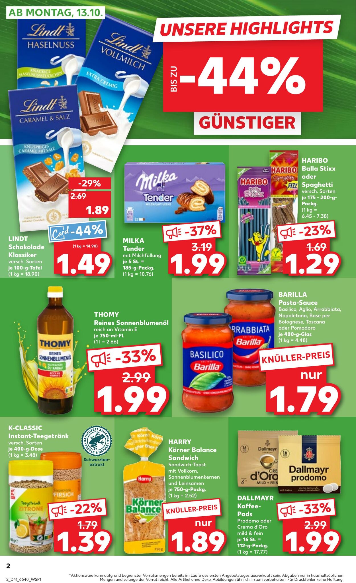 Prospekt Kaufland 12.10.2025 - 15.10.2025