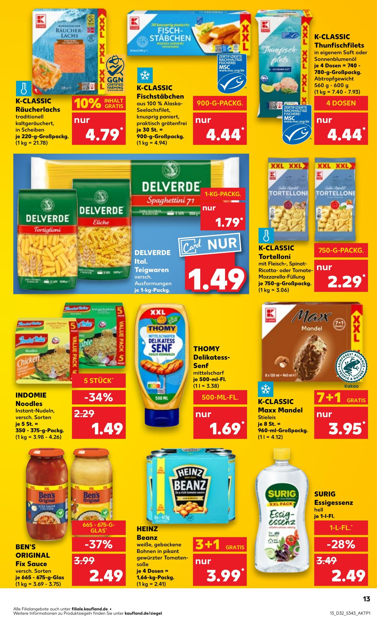 Prospekt Kaufland 07.08.2025 - 13.08.2025