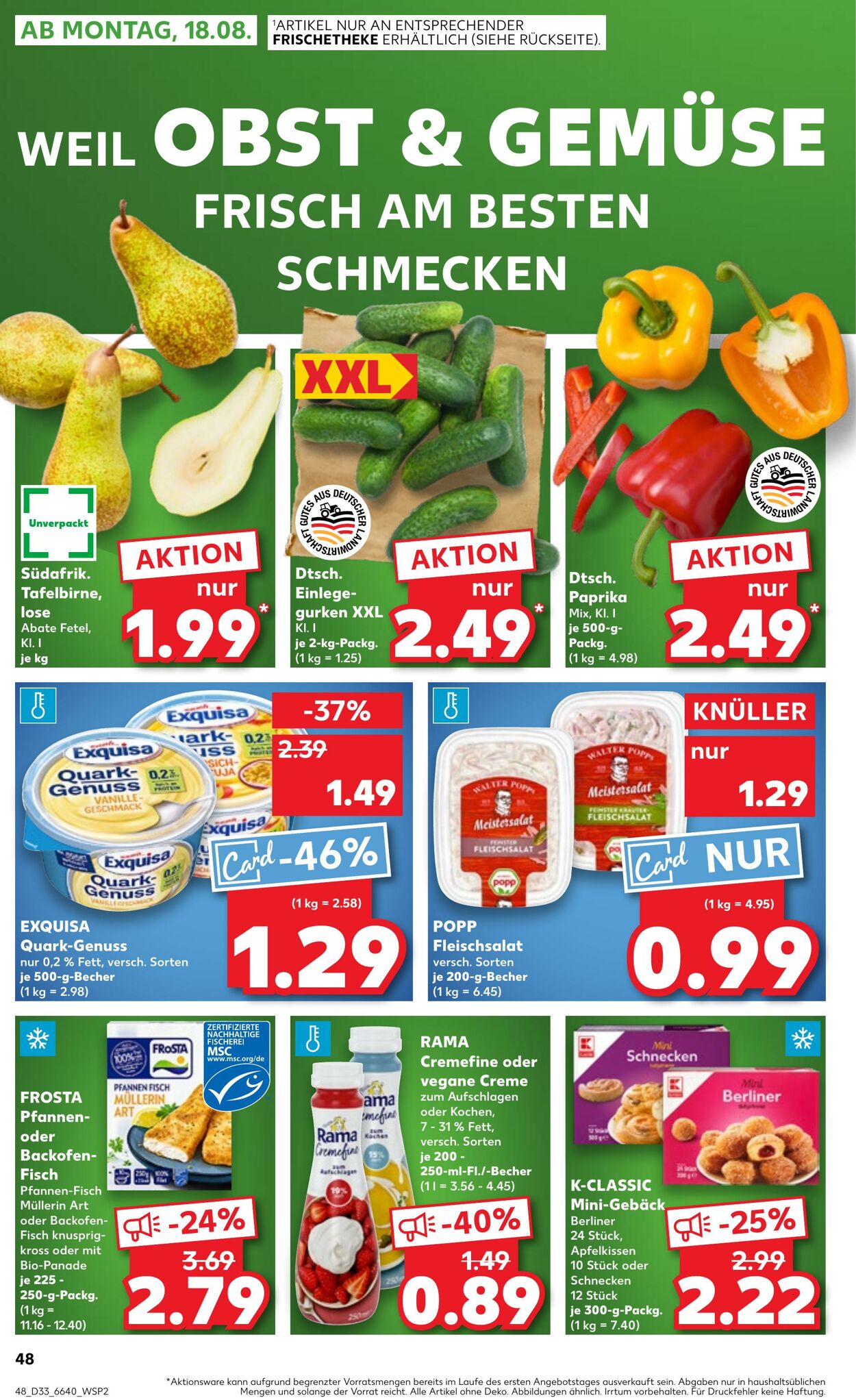Prospekt Kaufland 14.08.2025 - 20.08.2025
