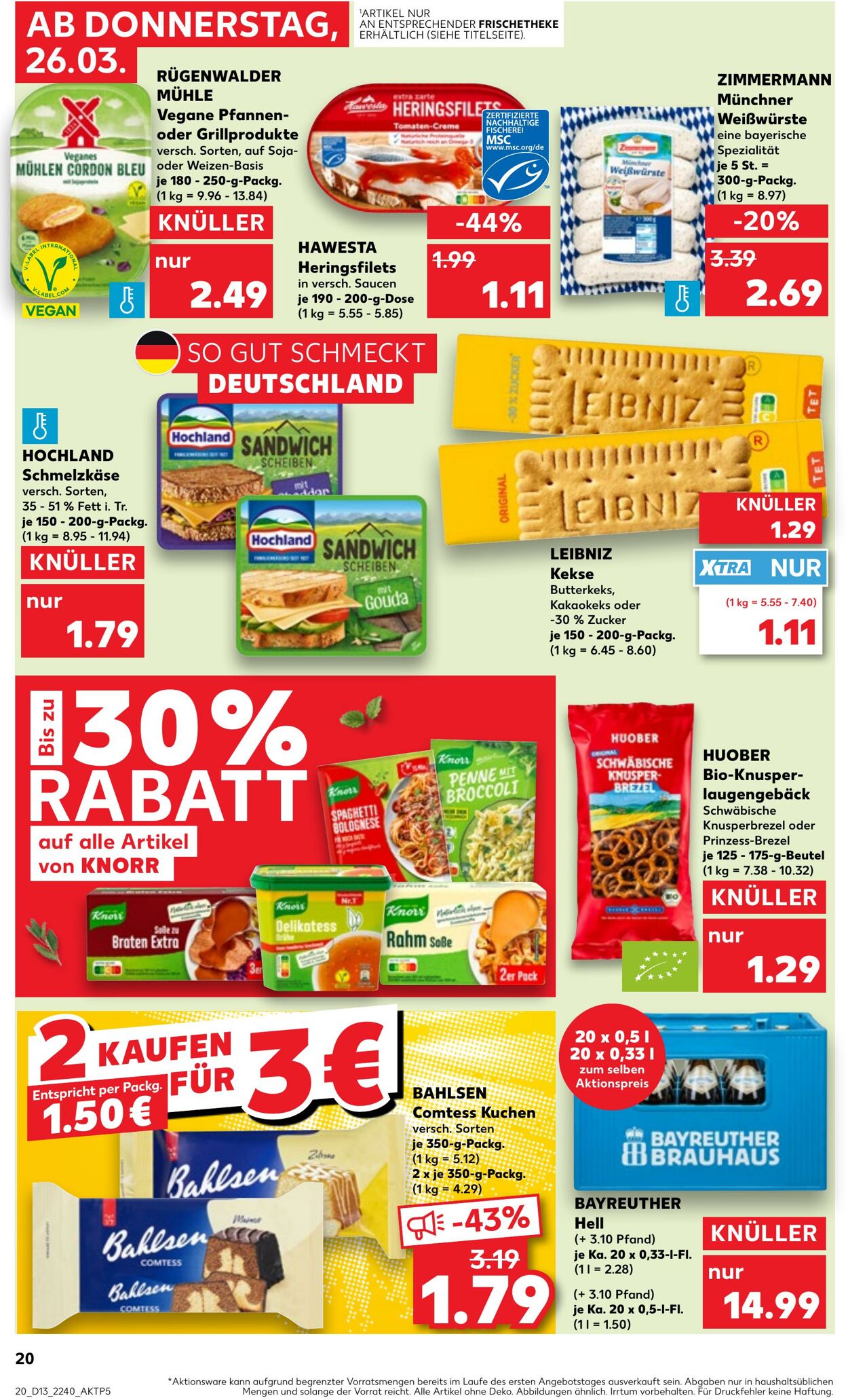 Prospekt Kaufland 26.03.2026 - 01.04.2026