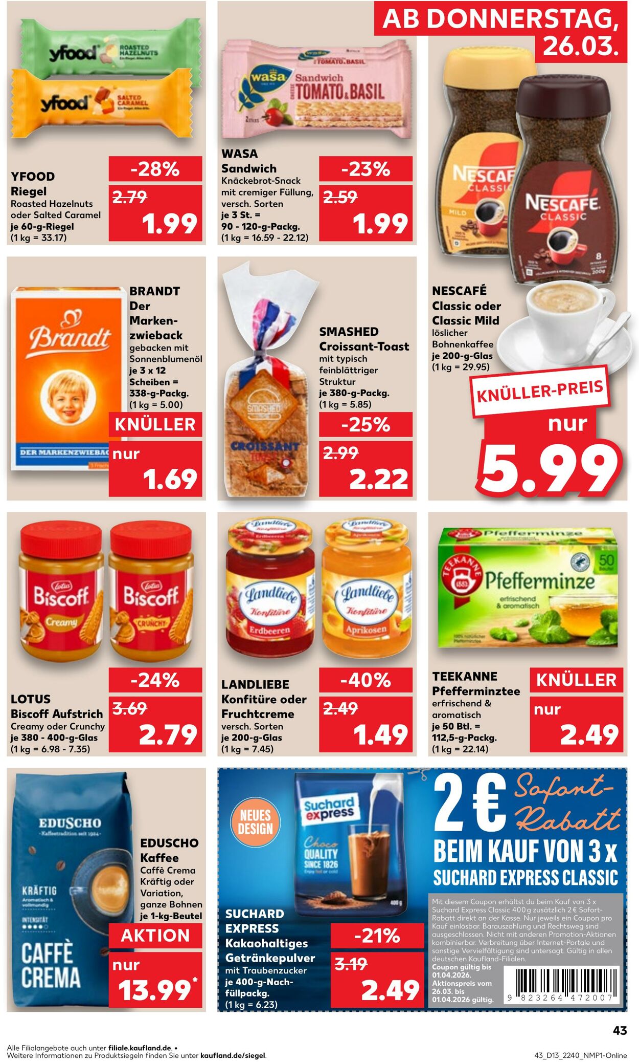 Prospekt Kaufland 26.03.2026 - 01.04.2026