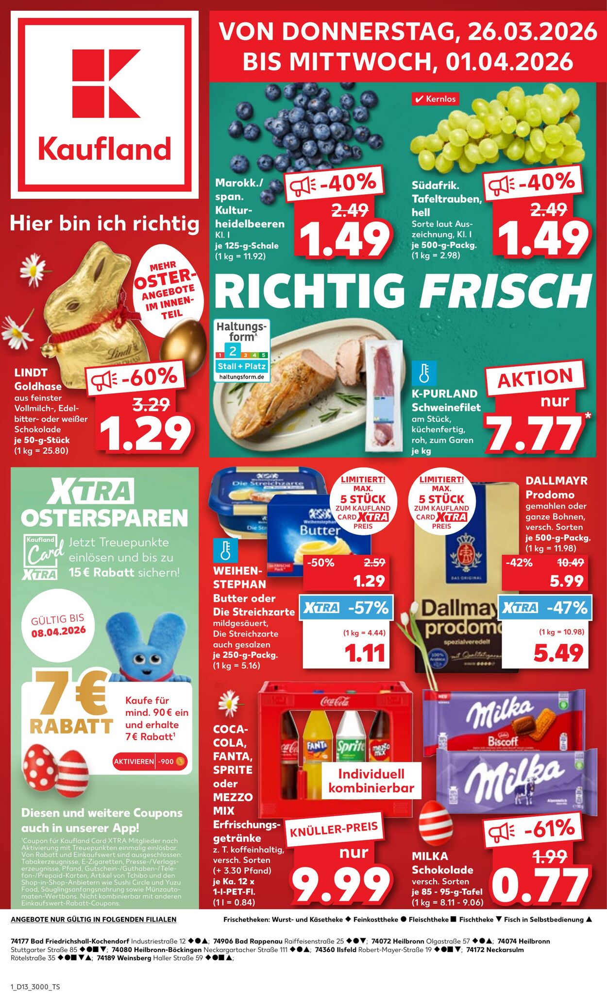 Prospekt Kaufland 26.03.2026 - 01.04.2026
