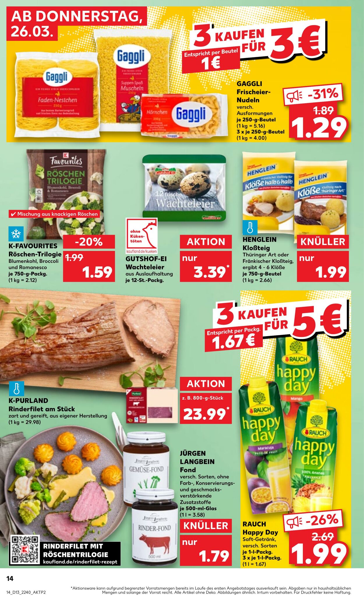 Prospekt Kaufland 26.03.2026 - 01.04.2026