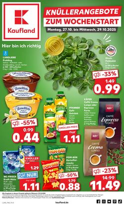 Prospekt Kaufland 26.10.2025 - 29.10.2025