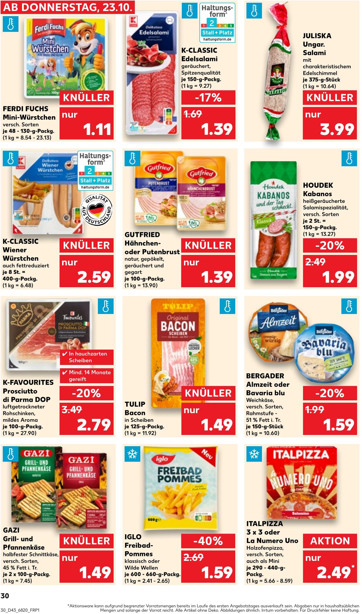 Prospekt Kaufland 26.10.2025 - 29.10.2025