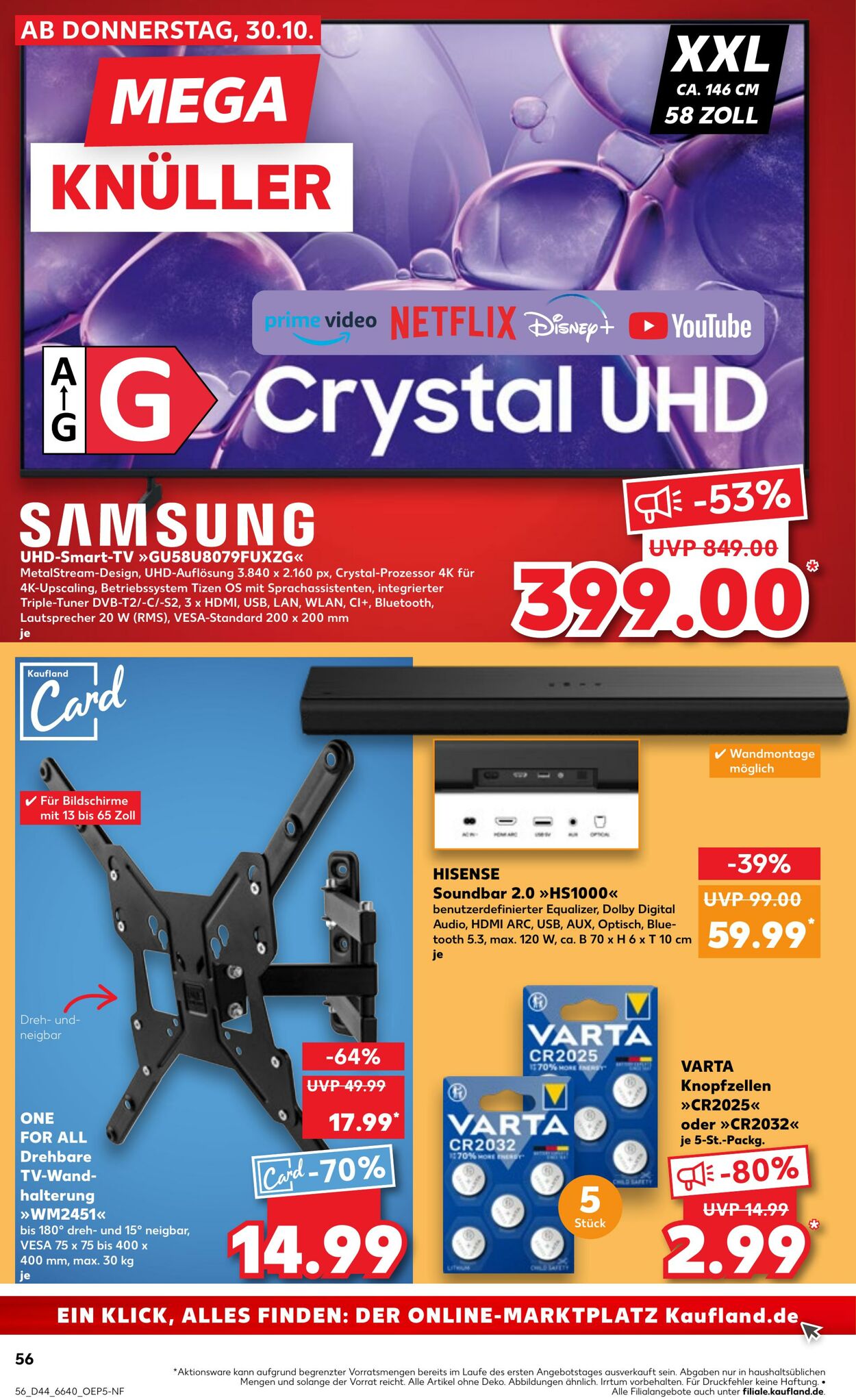 Prospekt Kaufland 02.11.2025 - 05.11.2025