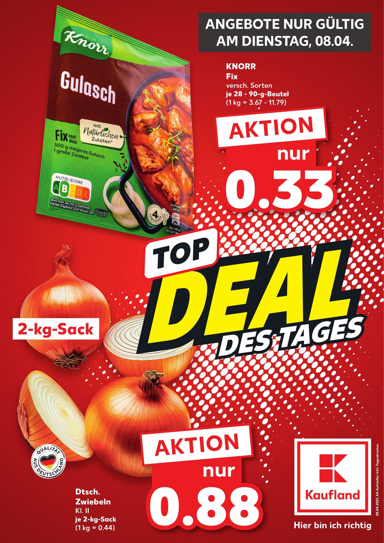 Prospekt Kaufland 08.04.2025 - 08.04.2025