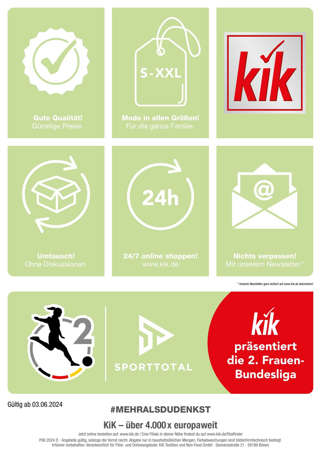 Prospekt KIK 03.06.2024 - 03.07.2024