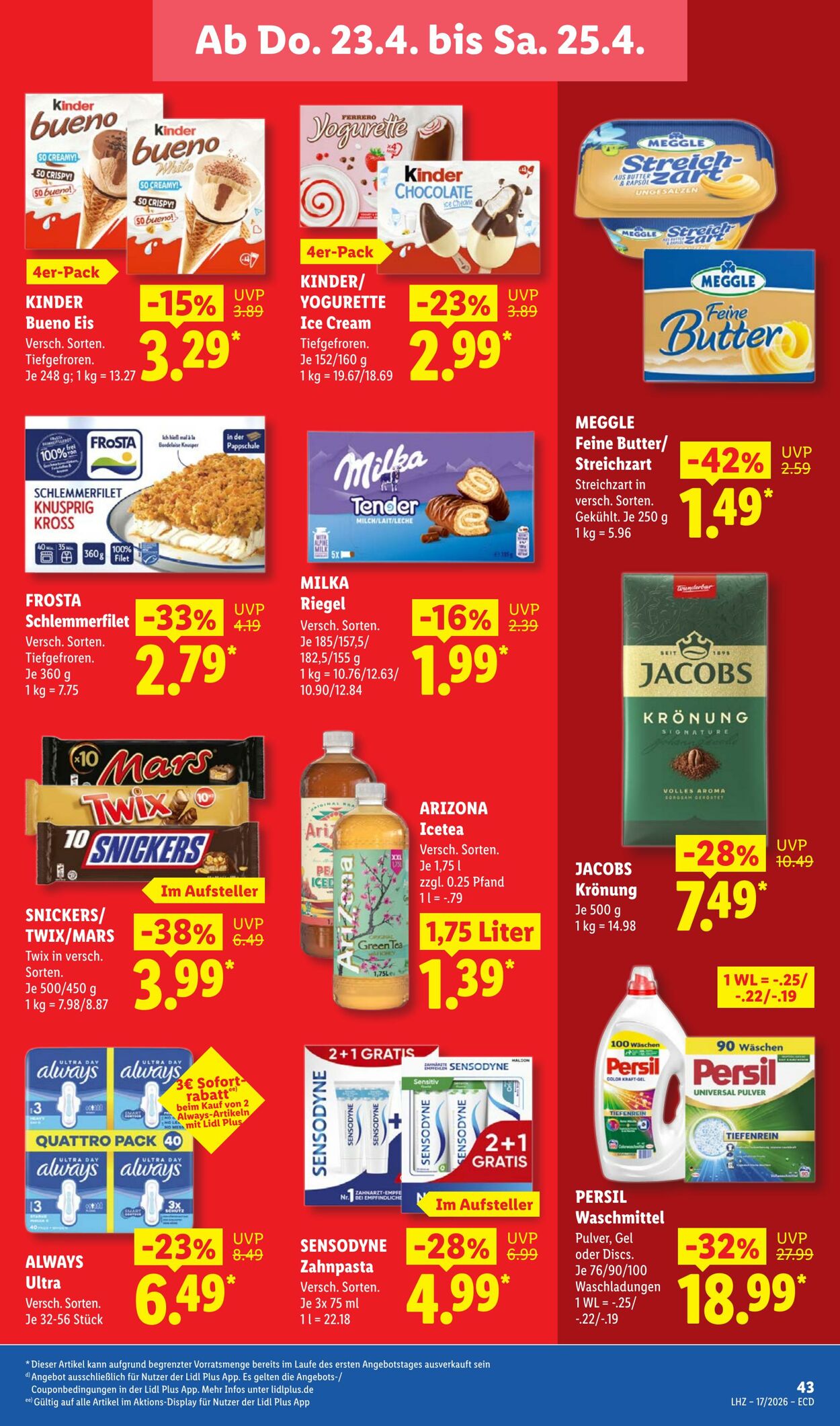 Prospekt Lidl 20.04.2026 - 25.04.2026