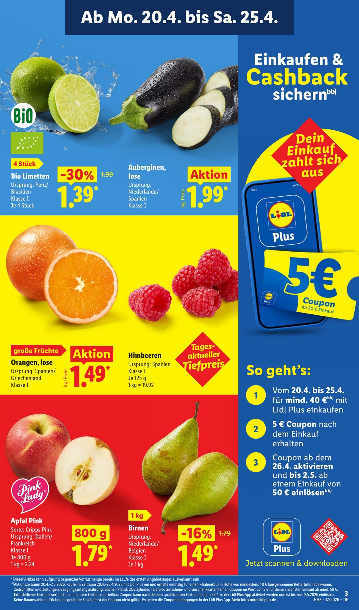 Prospekt Lidl 20.04.2026 - 25.04.2026