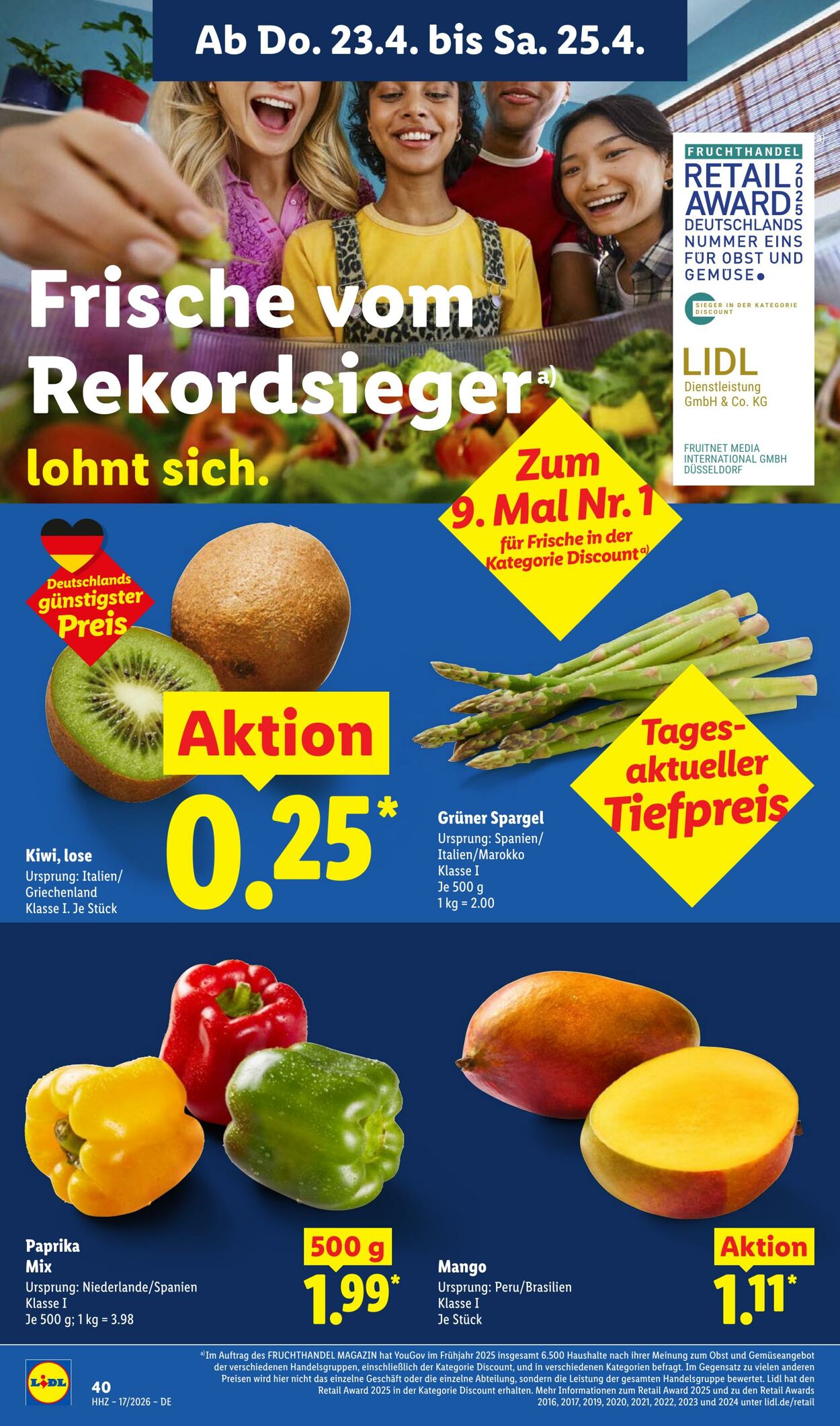 Prospekt Lidl 20.04.2026 - 25.04.2026