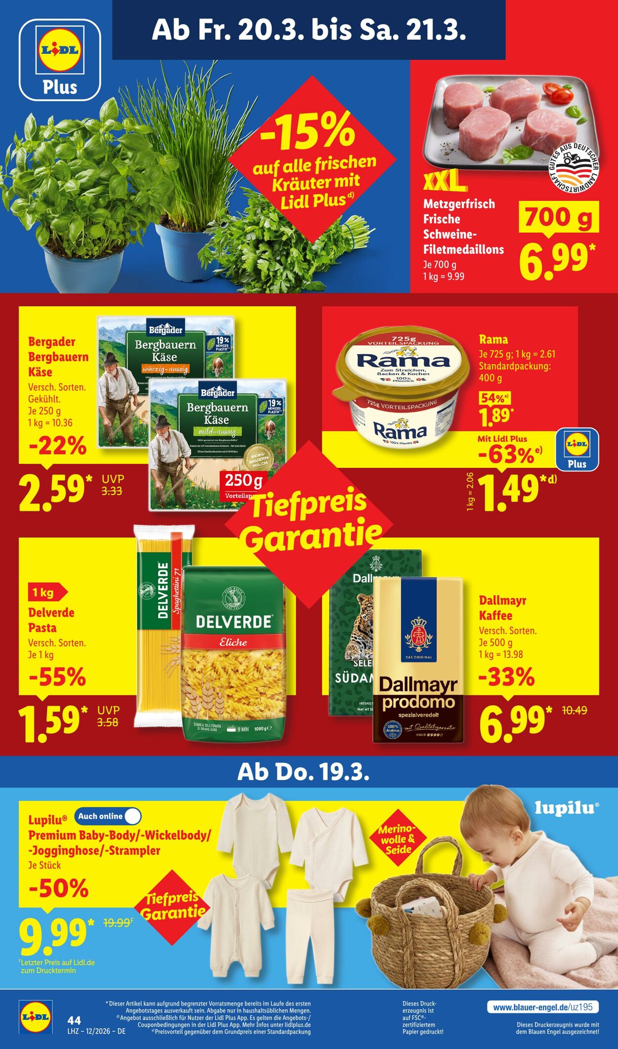 Prospekt Lidl 16.03.2026 - 21.03.2026