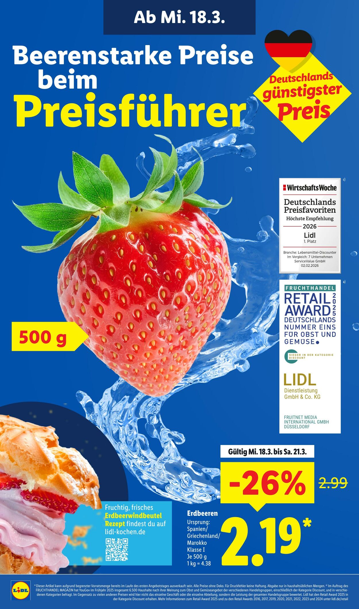 Prospekt Lidl 16.03.2026 - 21.03.2026
