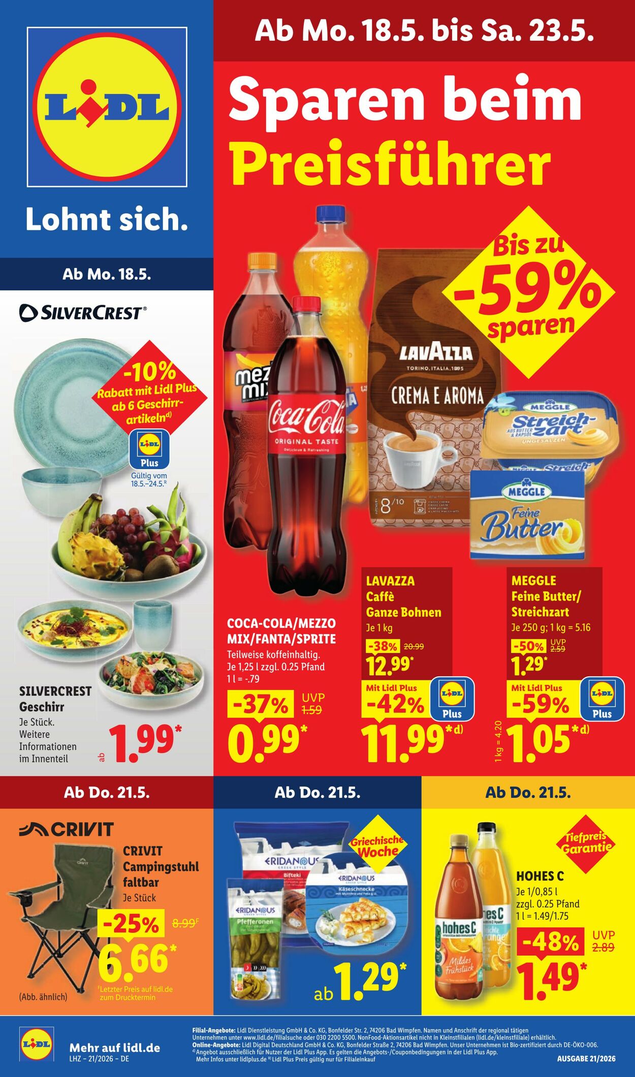 Prospekt Lidl - Aktionsprospekt 18 Mai, 2026 - 23 Mai, 2026