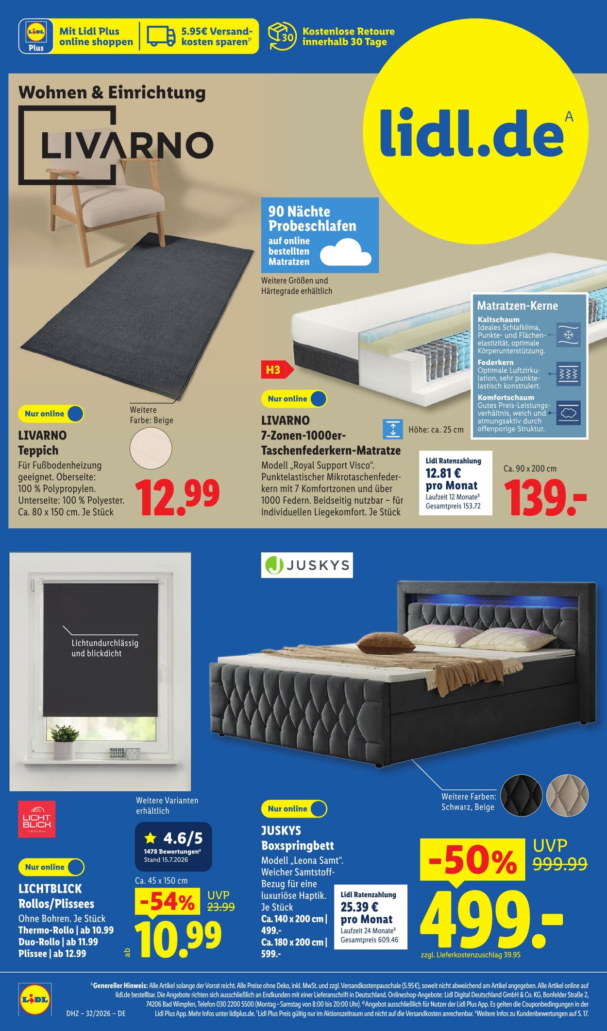 Prospekt Lidl 03.08.2026 - 08.08.2026