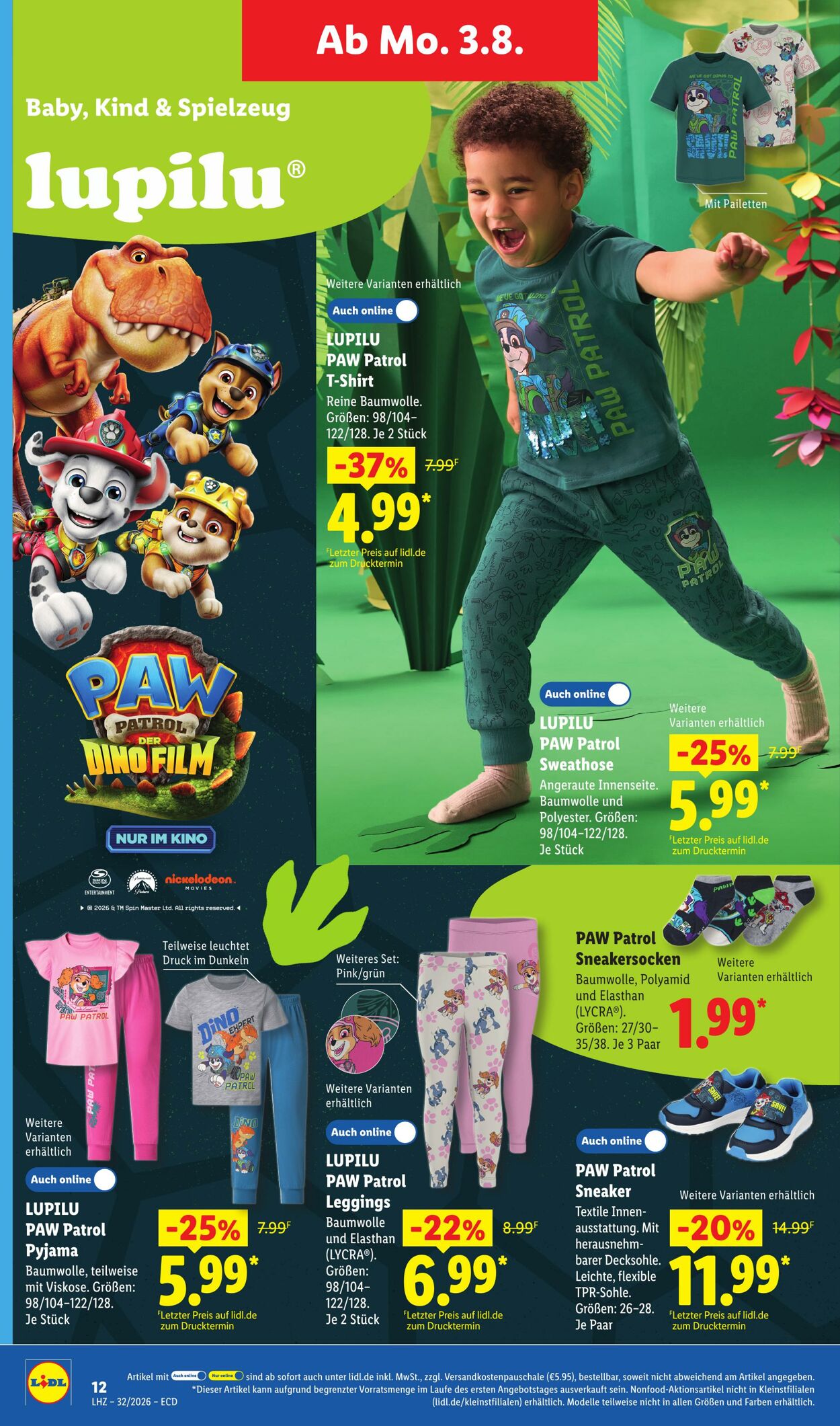 Prospekt Lidl 03.08.2026 - 08.08.2026