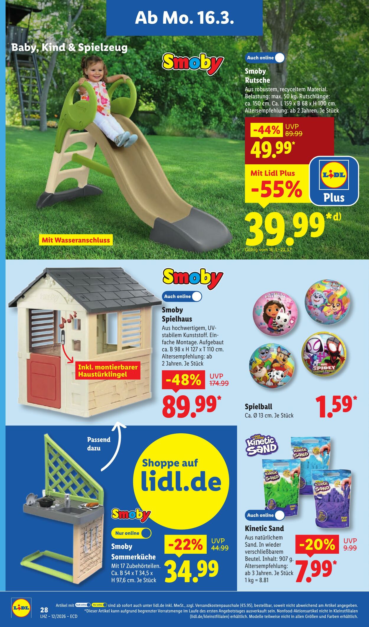Prospekt Lidl 16.03.2026 - 21.03.2026