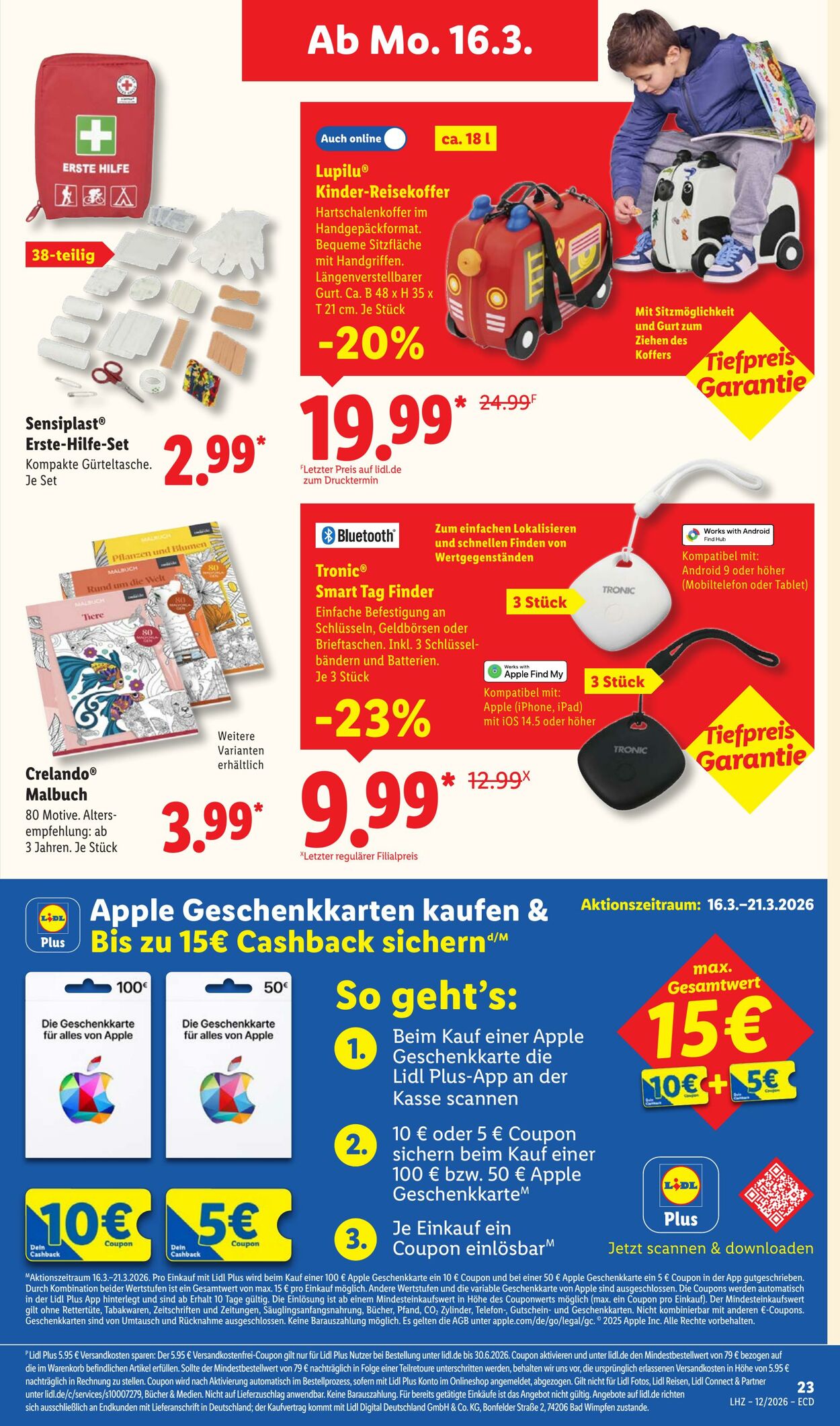 Prospekt Lidl 16.03.2026 - 21.03.2026
