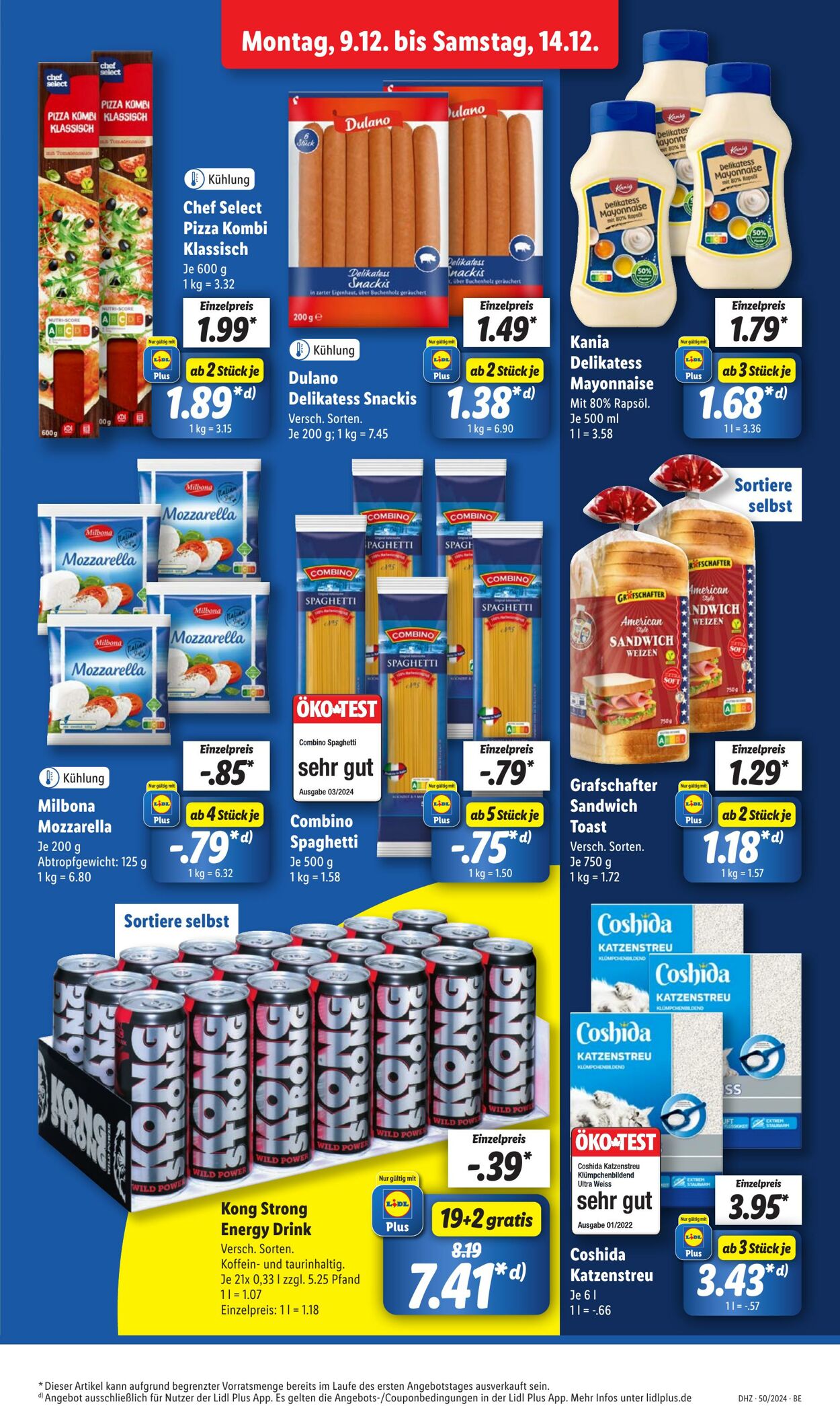 Prospekt Lidl 09.12.2024 - 14.12.2024