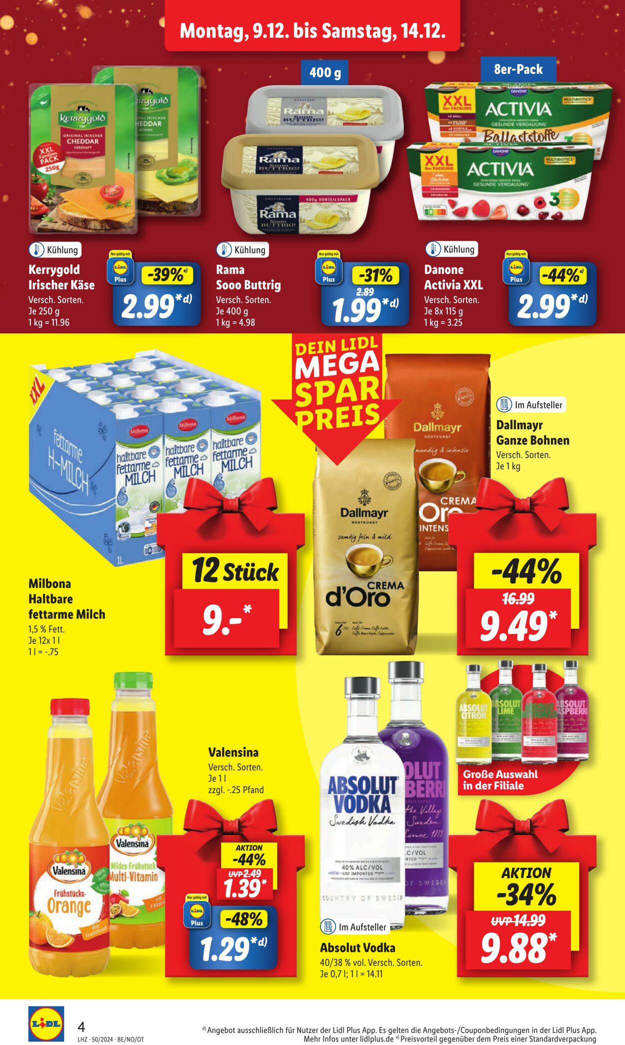 Prospekt Lidl 09.12.2024 - 14.12.2024