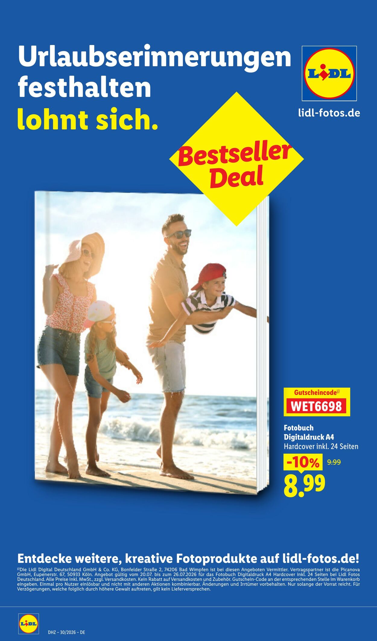Prospekt Lidl 20.07.2026 - 25.07.2026