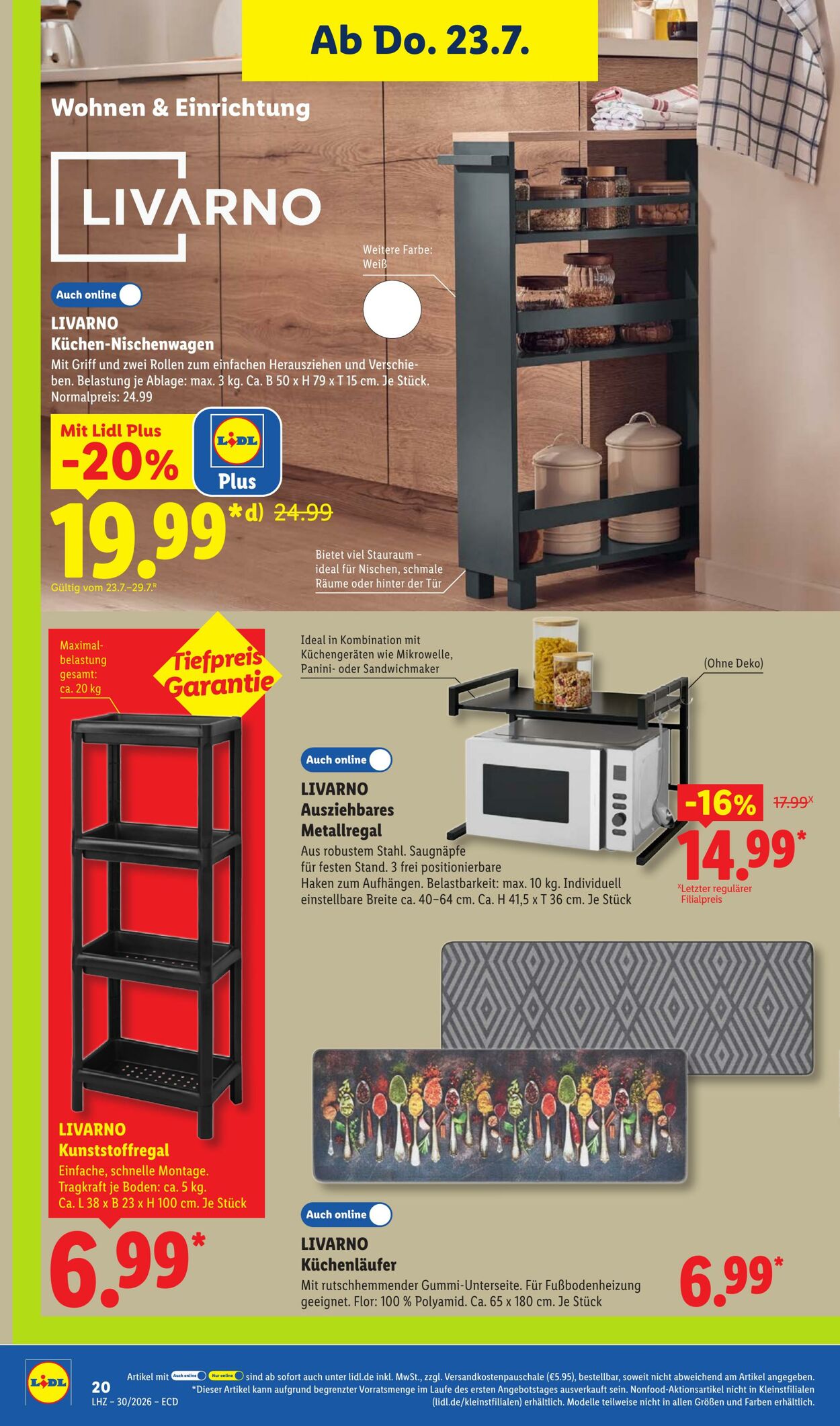 Prospekt Lidl 20.07.2026 - 25.07.2026